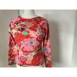 Prachtig bloemen shirt/top OILILY maat M