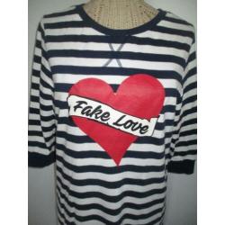 Leuke streep jurk van NIKKIE Maat 42 / XL