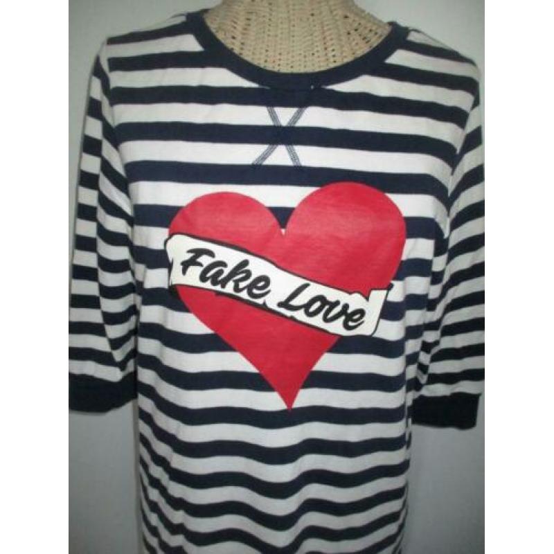 Leuke streep jurk van NIKKIE Maat 42 / XL