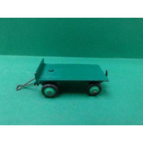Dinky Toys nr. 25g small trailer donkergroen
