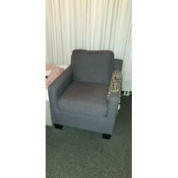 Antracietkleurige fautteuil
