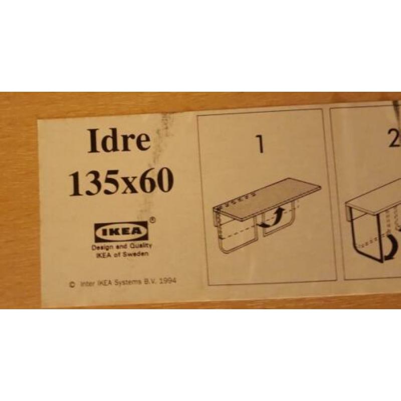 IKEA klaptafels, hoekstukken en stoelen