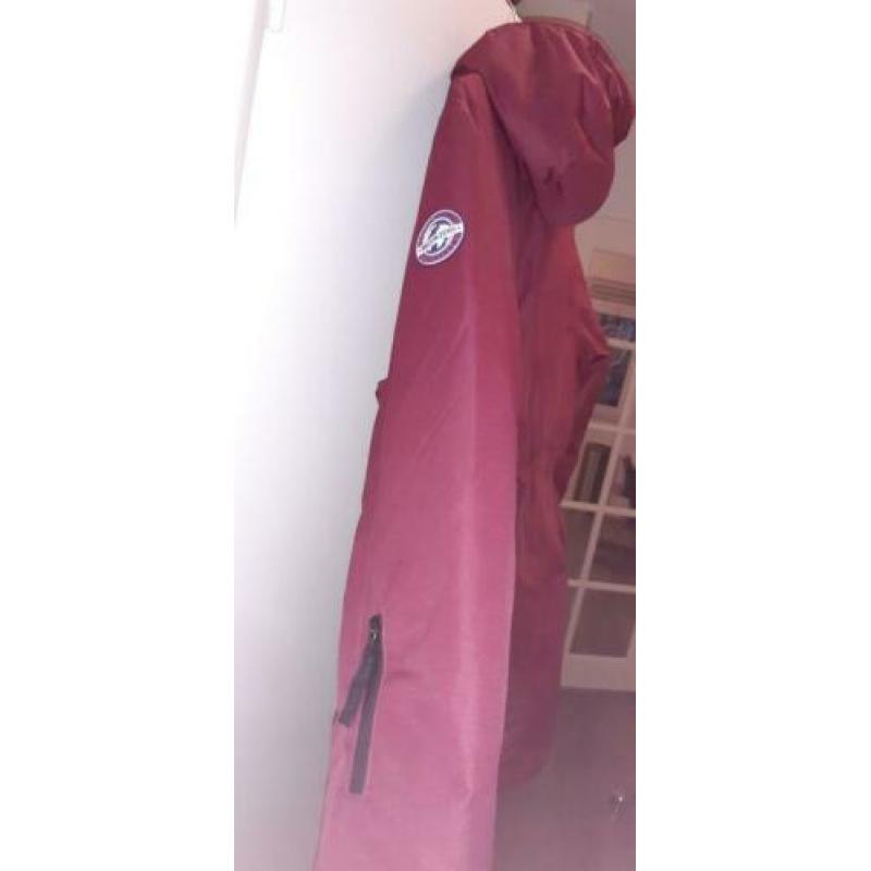 Skijas/ winterjas/ zwangerschapsjas bordeaux rood