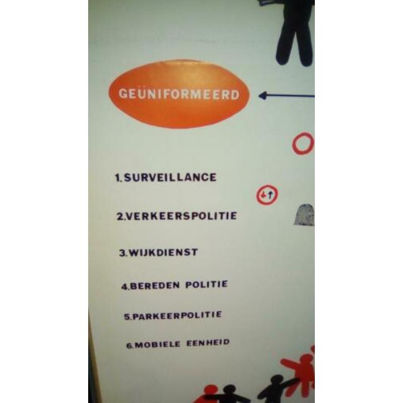 Grote School Poster [DE POLITIE] 95 X 65 cm