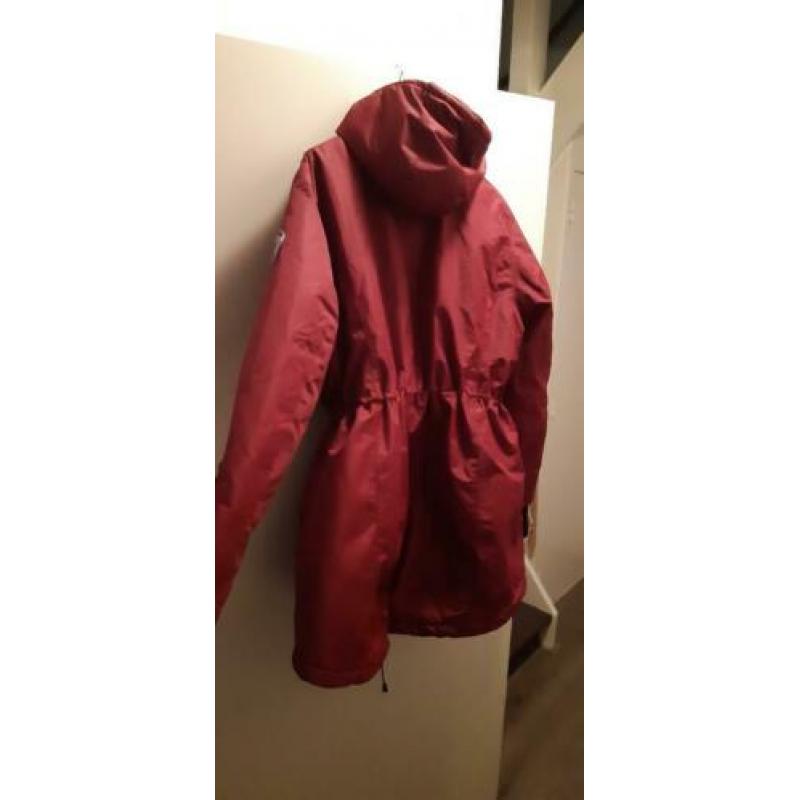 Skijas/ winterjas/ zwangerschapsjas bordeaux rood
