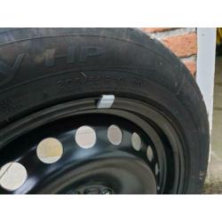 Reserveband en velg (Michelin) maat 205-55