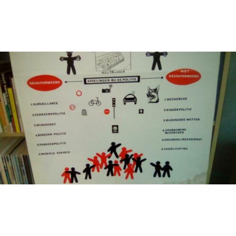 Grote School Poster [DE POLITIE] 95 X 65 cm