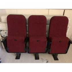3 bios/theater stoelen