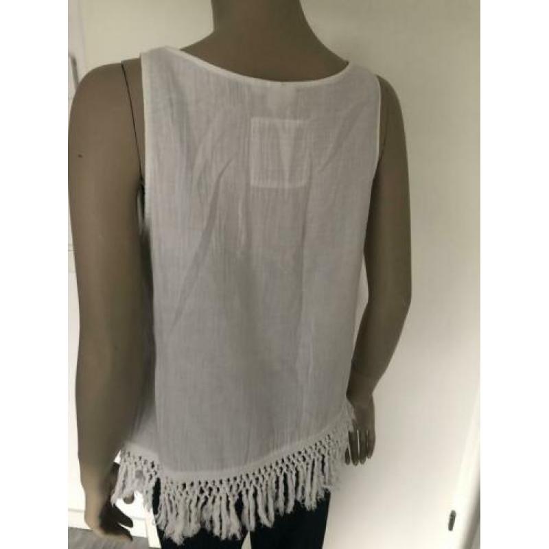 Top ecru van Object maat 40