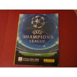 Uefa champions league leeg album/ boek 2007 - 2008 (panini
