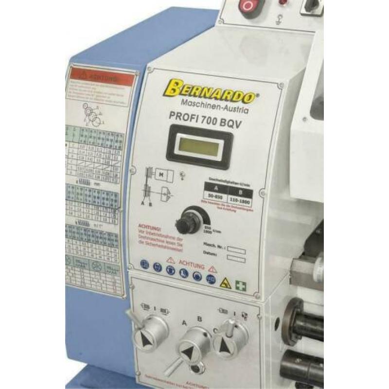 Bernardo draaibank profi 700 bqv incl. digit.