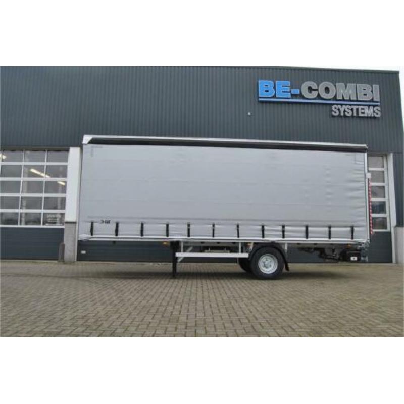 BE-Combi Schuifzeil oplegger eigen gewicht 2.430 kg. Dhollan