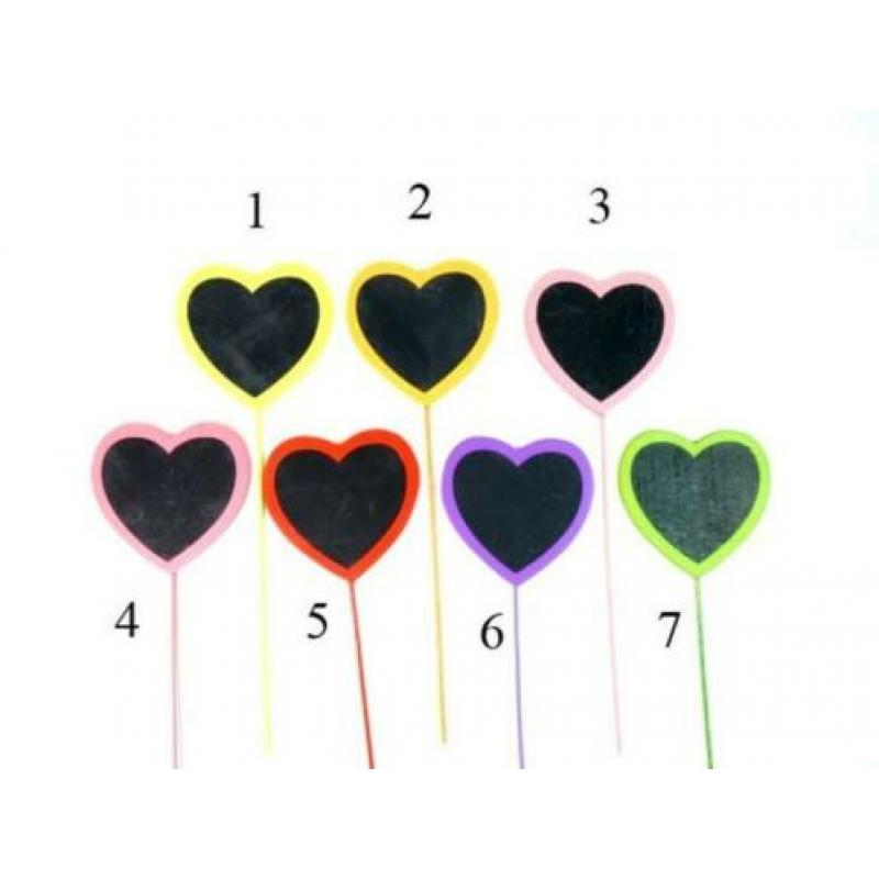 Partij Hart toppers Taart topper Cupcake toppers Taart decor