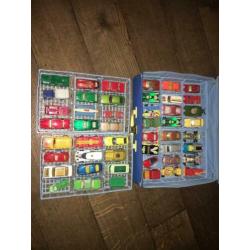 Matchbox koffer vol met auto’s lesney etc