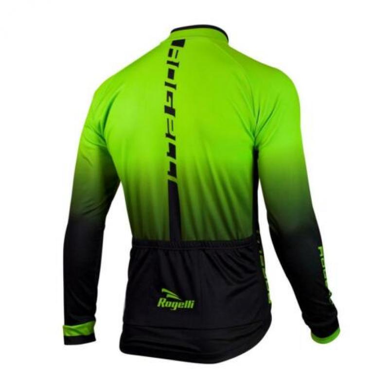 Fietskledingset 3 delig Rogelli Ispirato fluor/ groen/zwart