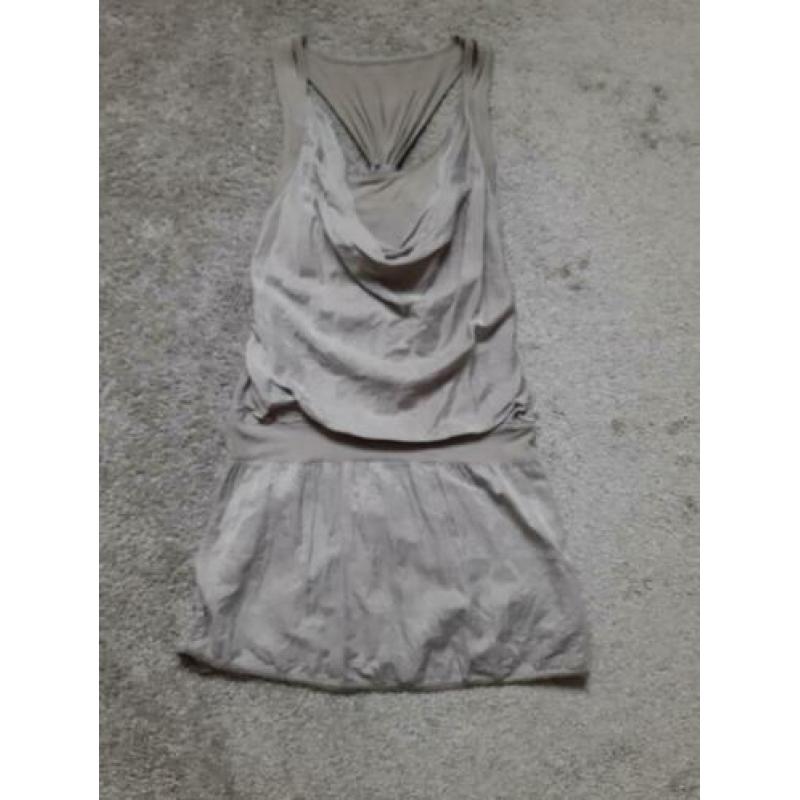 Taupe tuniek/top maat s/m