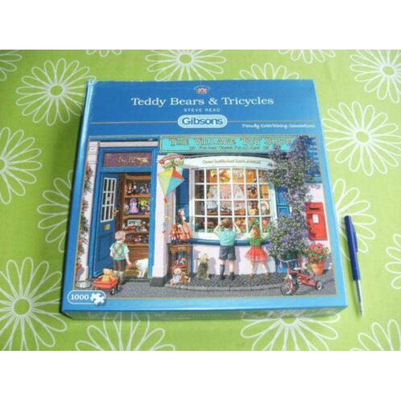 Gibsons puzzel "Teddy Bears & Tricycles" 1000 stukjes