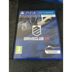 PS4 500gb met PS VR Bril en de game Driveclub VR (compleet)