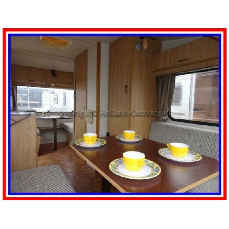 Nette Kip Grey Line 45T, zeer nette 4 pers. caravan