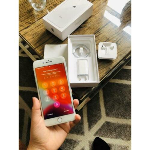 iPhone 8 Plus 64GB Zilver incl bon!