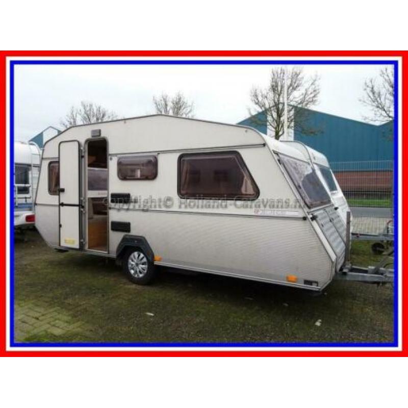 Nette Kip Grey Line 45T, zeer nette 4 pers. caravan