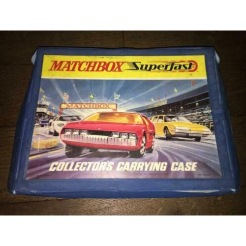 Matchbox koffer vol met auto’s lesney etc