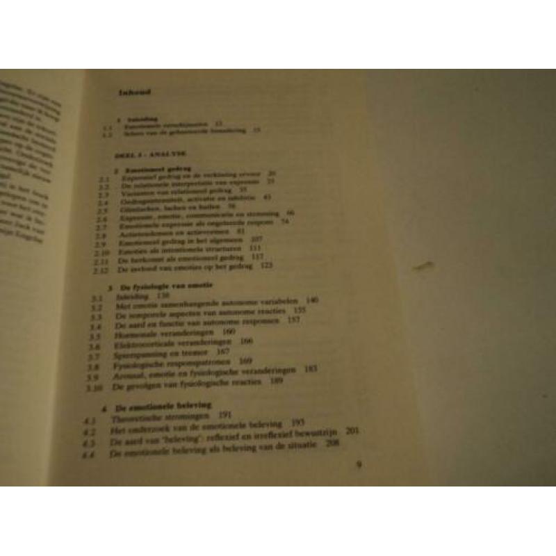 Emoties (geb) een overzicht van onderzoek en theorie