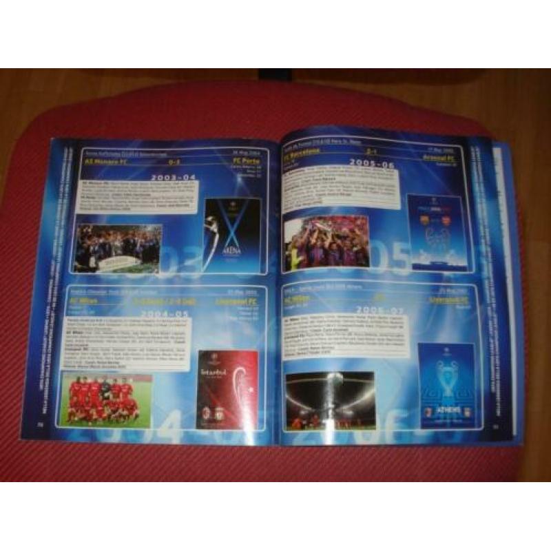 Uefa champions league leeg album/ boek 2007 - 2008 (panini