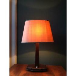 Mid century lamp toegeschreven aan Jacques Adnet voor Hermes