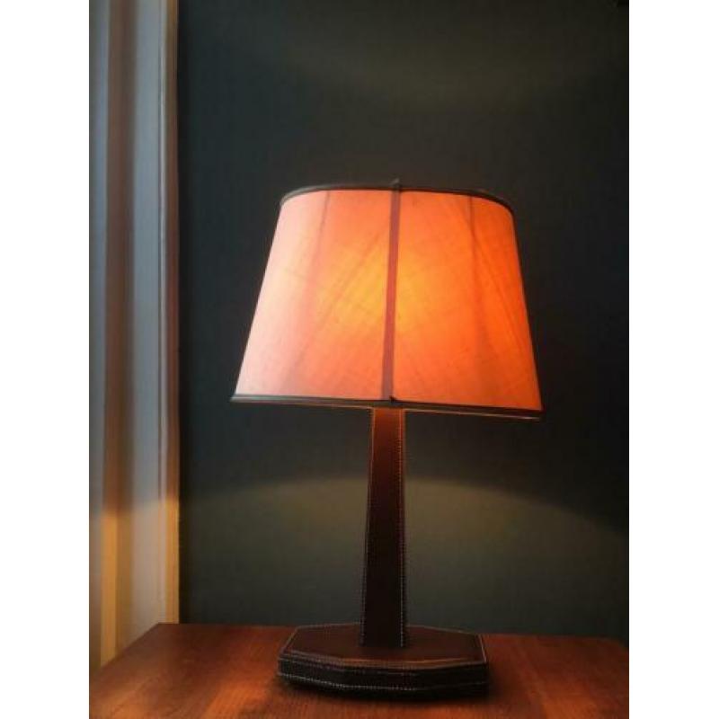 Mid century lamp toegeschreven aan Jacques Adnet voor Hermes