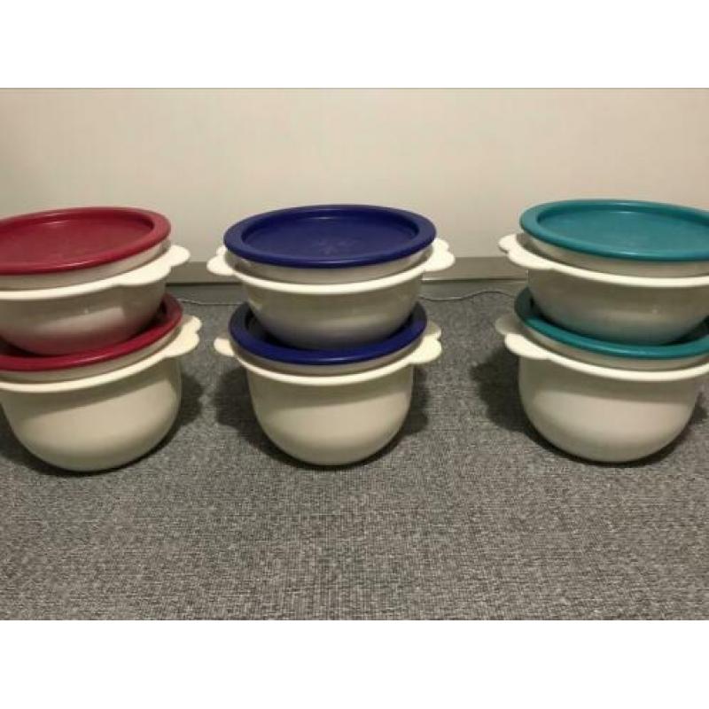Tupperware 6 bakjes 3x400 ml/ 3x 700ml