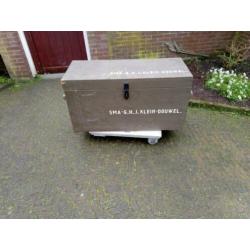 Mooie militaire kist in goede staat
