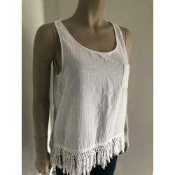 Top ecru van Object maat 40