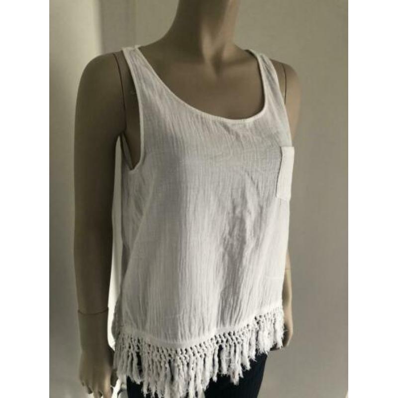 Top ecru van Object maat 40