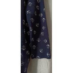 Hailys - shirt met 3/4 mouw navy blauw Maat M