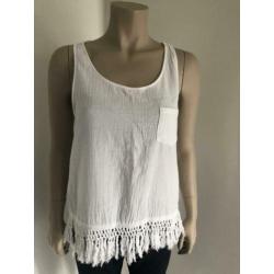 Top ecru van Object maat 40