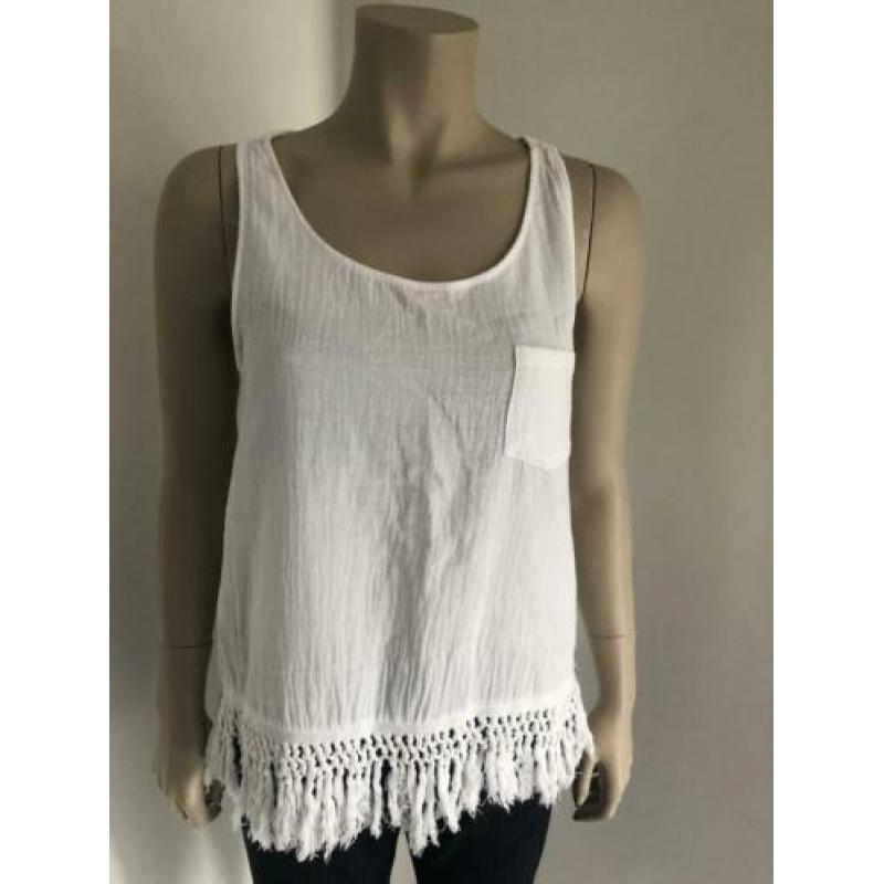 Top ecru van Object maat 40