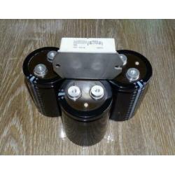 3 x Epcos Condensator 4800uF - 400Volt en gelijkrichtbrug 11