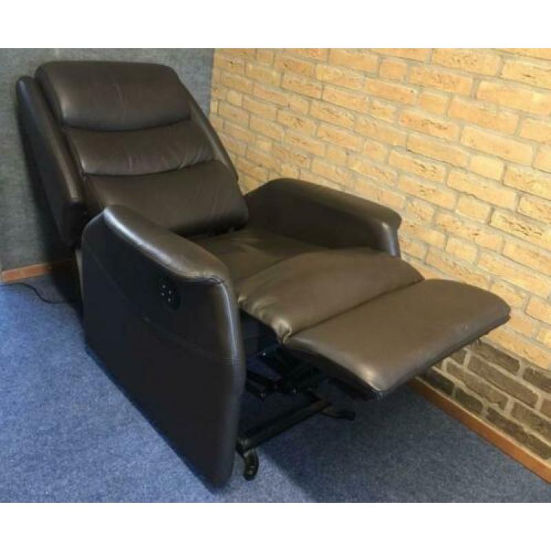 Luxe Sta op stoel Leder (relax, Relaxstoel, elektrisch)
