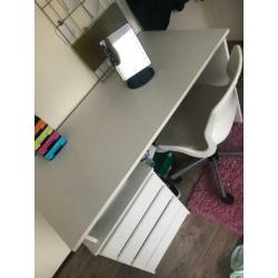 Witte bureau ikea met bureau stoel