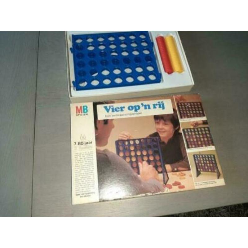 vier op rij mb vintage spel bordspel