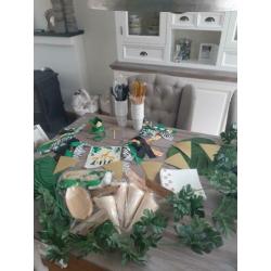 Compleet jungle feestpakket, versiering, kinderfeestje