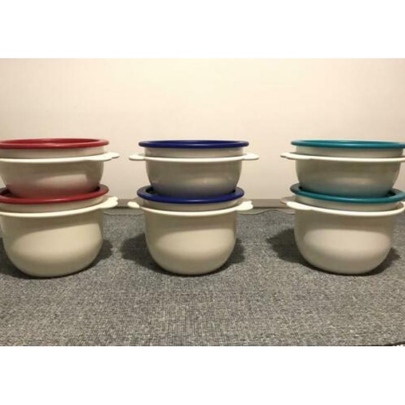 Tupperware 6 bakjes 3x400 ml/ 3x 700ml