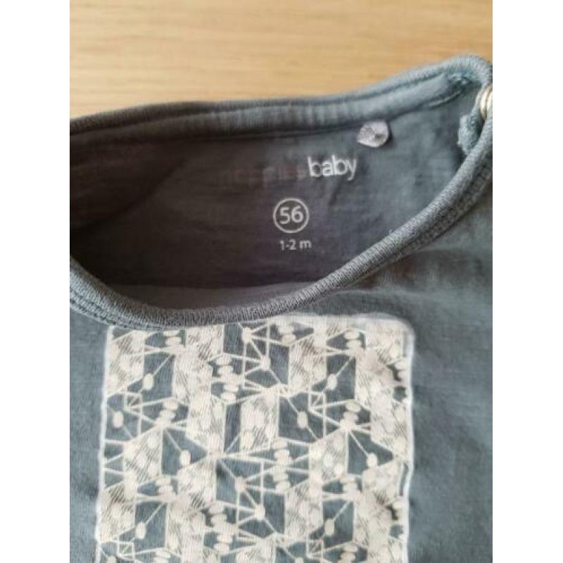 Groen truitje, longsleeve, Noppies, maat 56