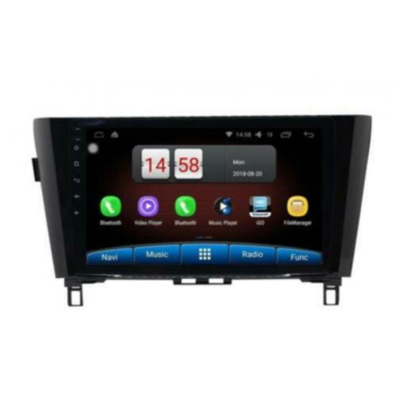 Navigatie Nissan Qashqai 2015 carkit Android 7 usb DAB+