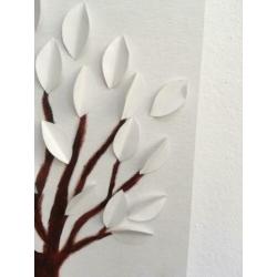 Schilderij 3D boom