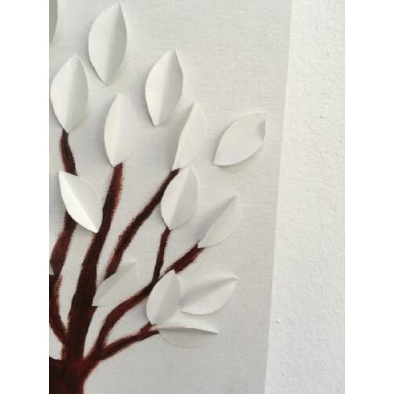 Schilderij 3D boom