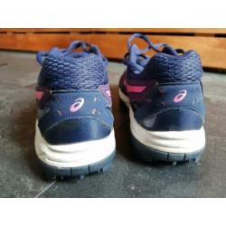 Asics paarse hockey sportschoenen sneakers mt 38
