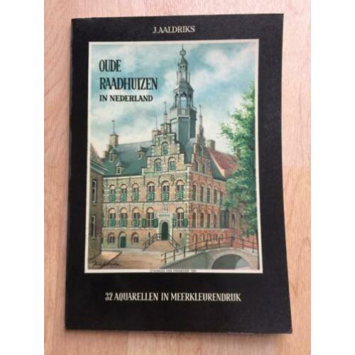 boekje met aquarellen thema Raadhuizen