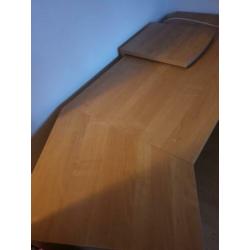 Bureau met of zonder verlengstuk